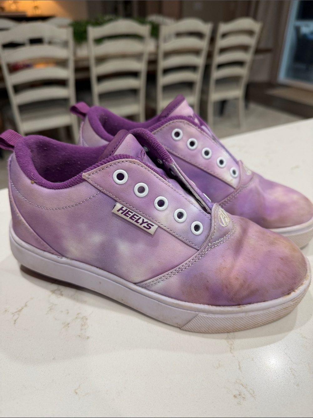 Heelys Kids Purple Tie-Dye Slip-On Skate Shoes